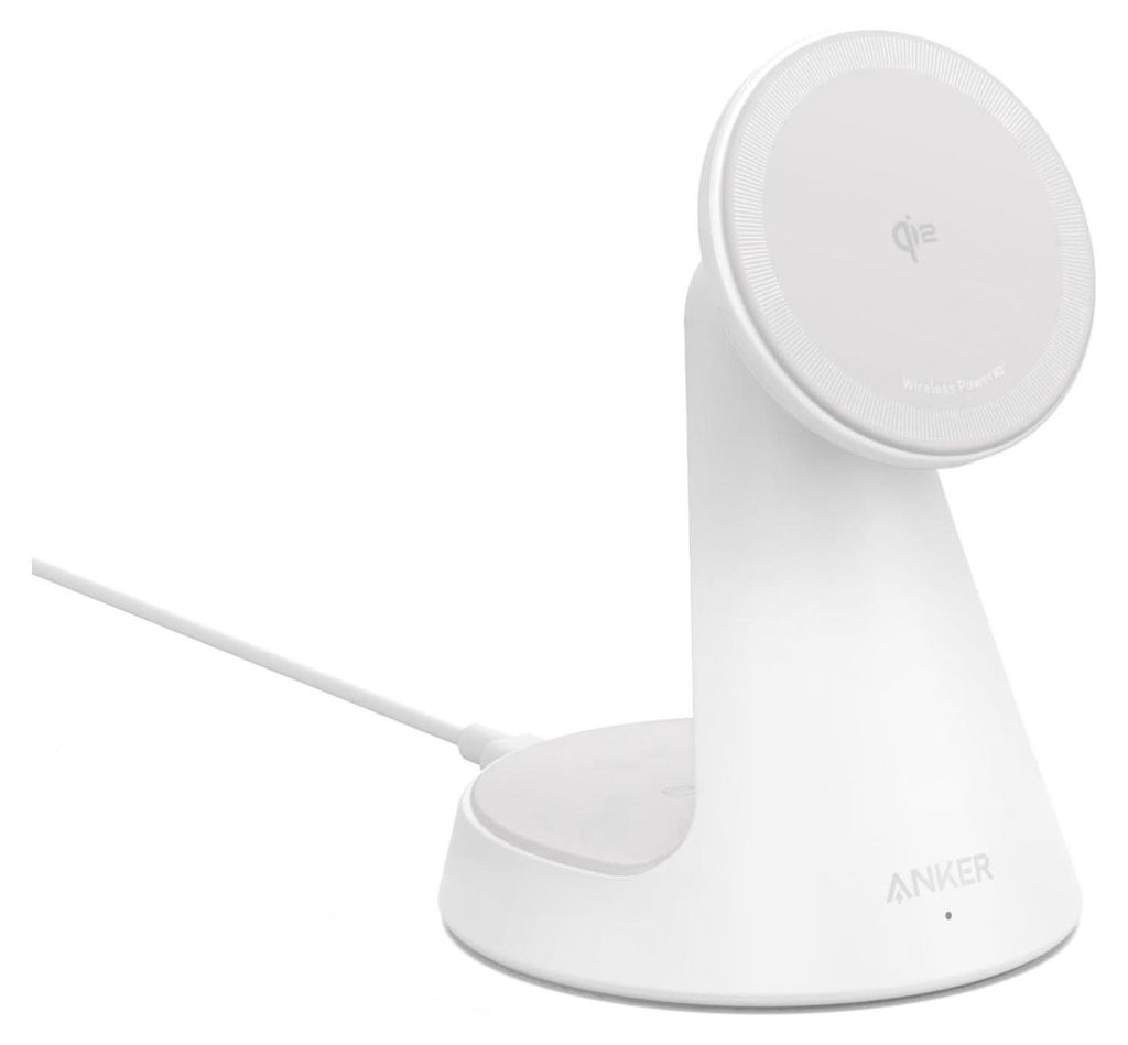 Anker MagGo, Wewntrzna, USB, Bezprzewodowe adowanie, Biay Zdjęcie produktu 