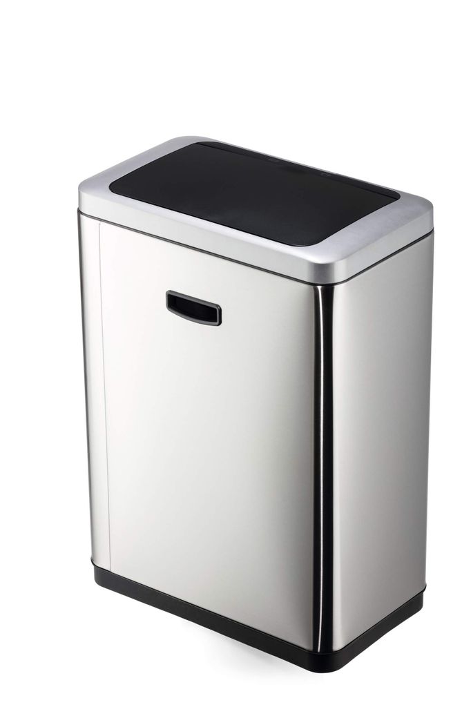 DURABLE Sensor Abfalleimer NO TOUCH DUO 2x20l silber Obrázok produktu 