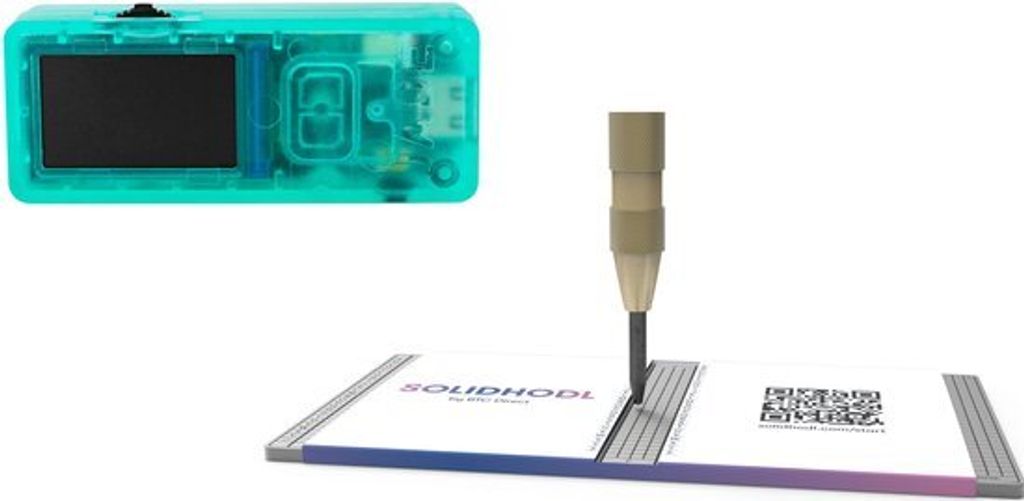 Blockstream Jade Green + SOLIDHODL - Vorteilsbündel - Hardware Wallet - Wallet für Bitcoin