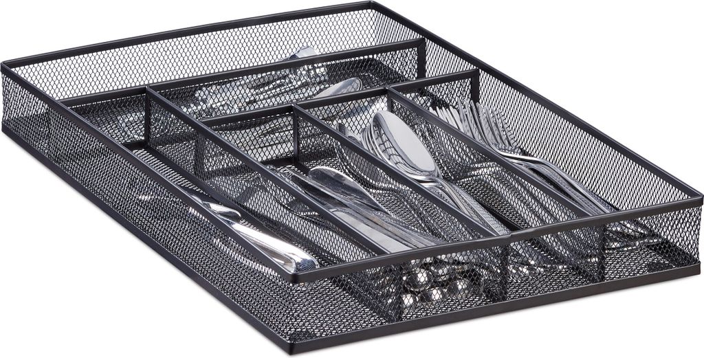 Relaxdays 4052025952815, Stal, Czarny, 286 mm, 406 mm, 51 Zdjęcie produktu 