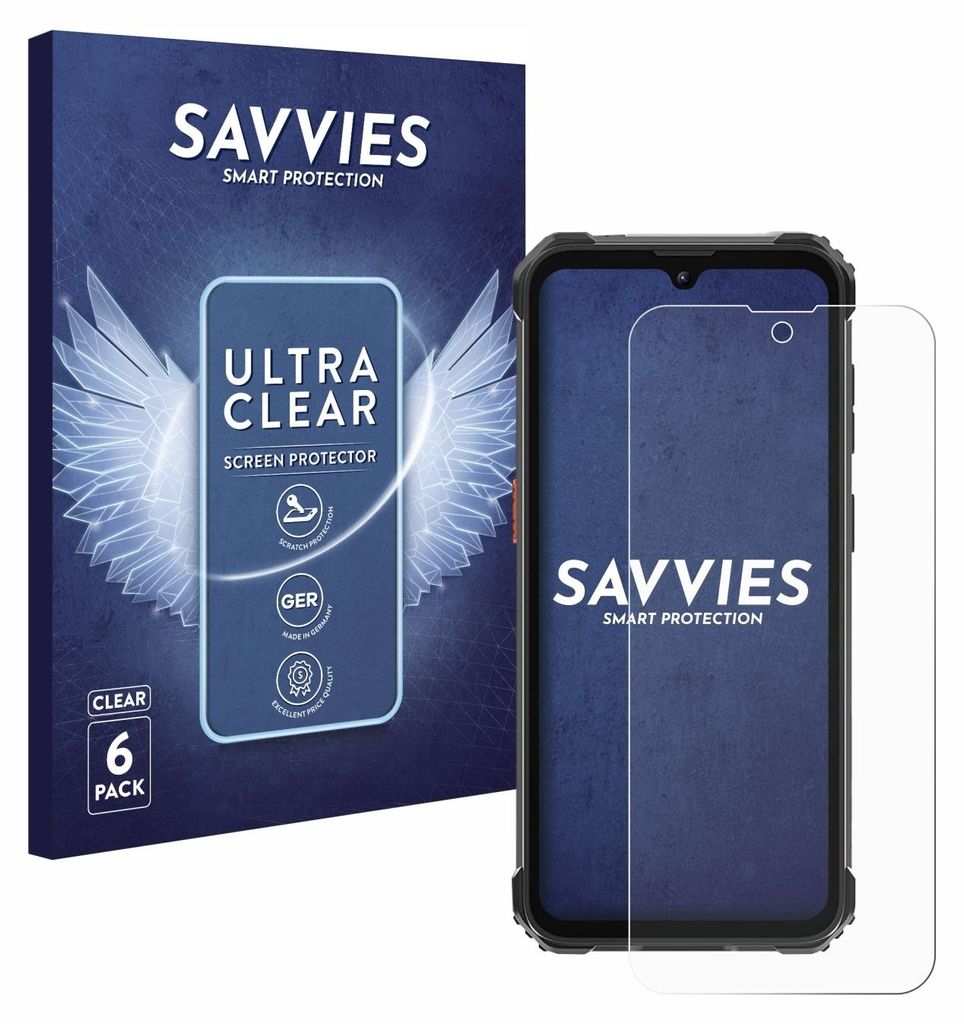 6x Für Blackview BV5300 Pro (2023) Schutzfolie Savvies Produktbild 