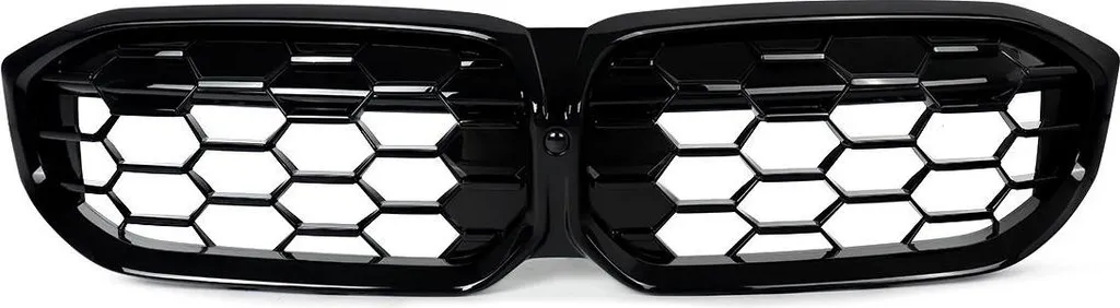 Calandre de radiateur ventilée noir brillant pour un moteur mieux refroidi