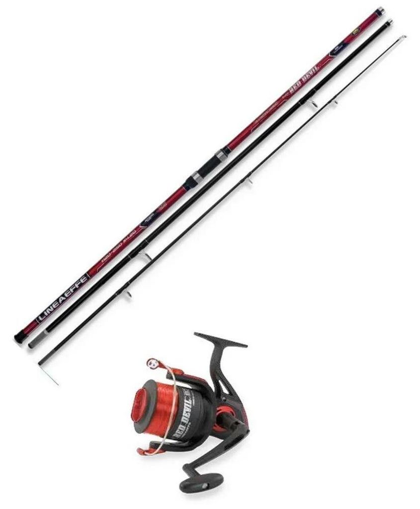Lineaeffe Extreme Fishing Gear Red Devil Surfcasting-combo Produktbild 