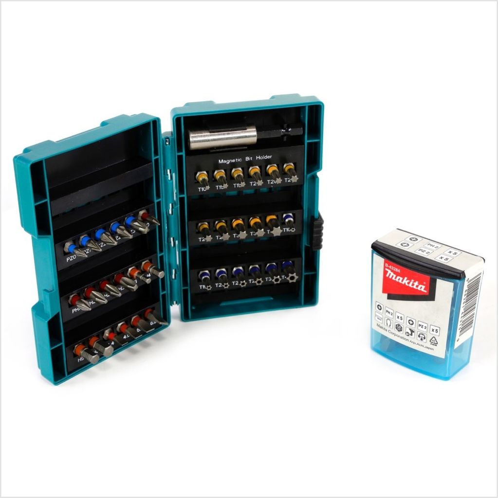 Makita Bohrer-Bit-Set 66-tlg Steckschlüssel Metall Holz Produktbild 20
