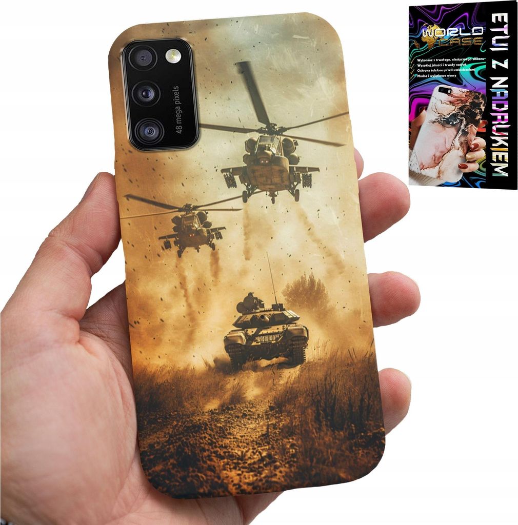 Fall Für Samsung Galaxy A41 - Militärische Hubschrauber Panzer Militärischen Fall