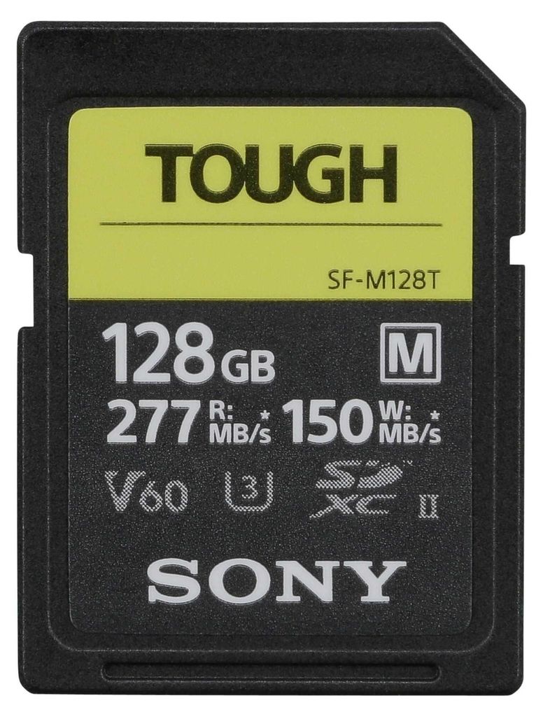 Sony SDXC M Tough series 128GB UHS-II Class 10 U3 V60 Obrázek produktu 