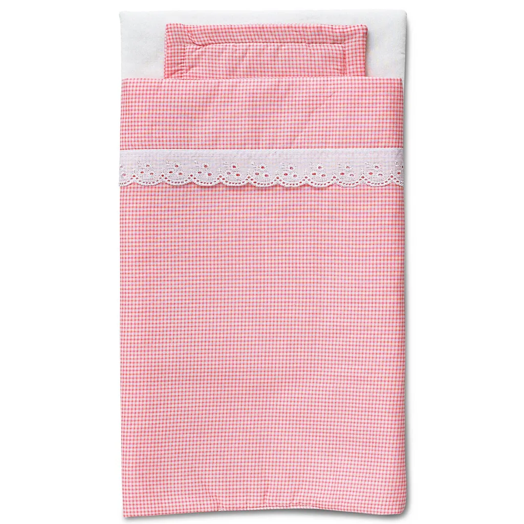Parure de Lit de Poupée Micki 10.2040.00 en Coton Doux et Résistant