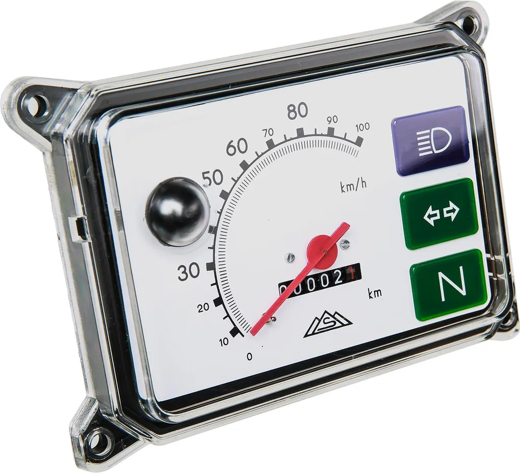 Combiné d'instruments de vitesse pour Simson SR50 et SR80 sans ampoules