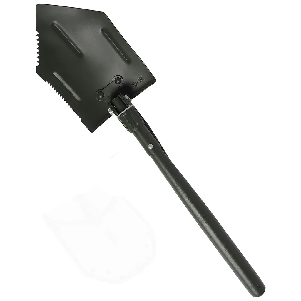 Vanga Militare Pieghevole Manico Legno - Attrezzo Scavo Giardino