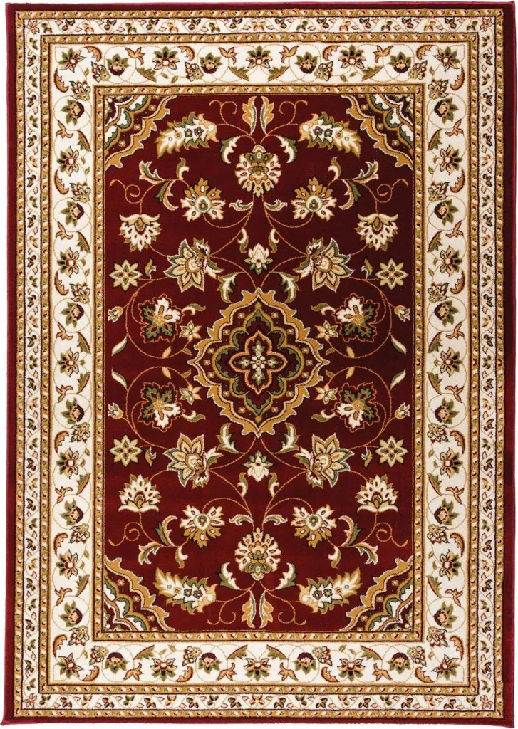 Tapis Rouge Oriental Sherborne 80x150 cm - Fibres Douces et Robustes