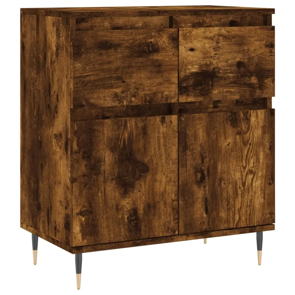 Madia Moderna Rovere Fumo 60 cm | Mobile Contenitore Design Industriale