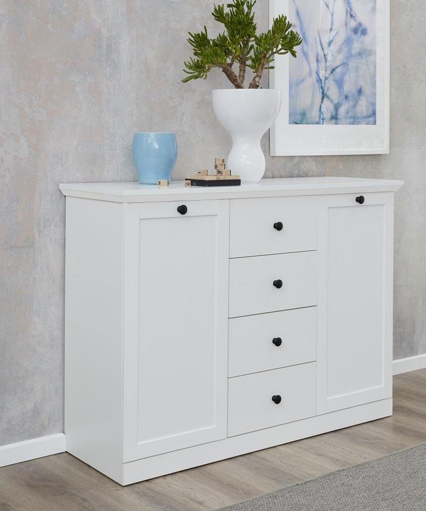Sideboard Kommode Baxter 120 cm | Landhausstil | weiß Produktbild 