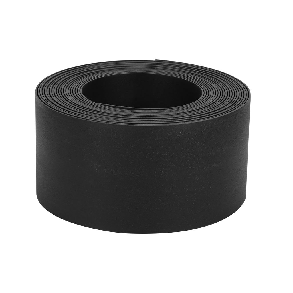 Riossad Rasenkanten (Hoehe: 10 cm, Laenge: 25 m, Schwarz) Beetumrandung Beeteinfassung Maehkante Profilkante Gartenumrandung Pflasterstein rasenkan...