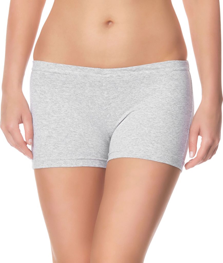 Ladeheid Damen Shorts Radlerhose Unterhose Hotpants Kurze Hose Boxershorts LAMA05, Melange12, XXL-3XL (Herstellergröße: 44-46)