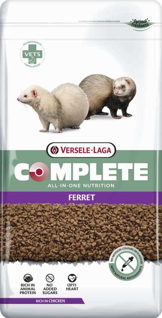 Versele Laga Frettchenfutter Komplett 10kg - Hochwertiges Extrudat mit 36% Protein