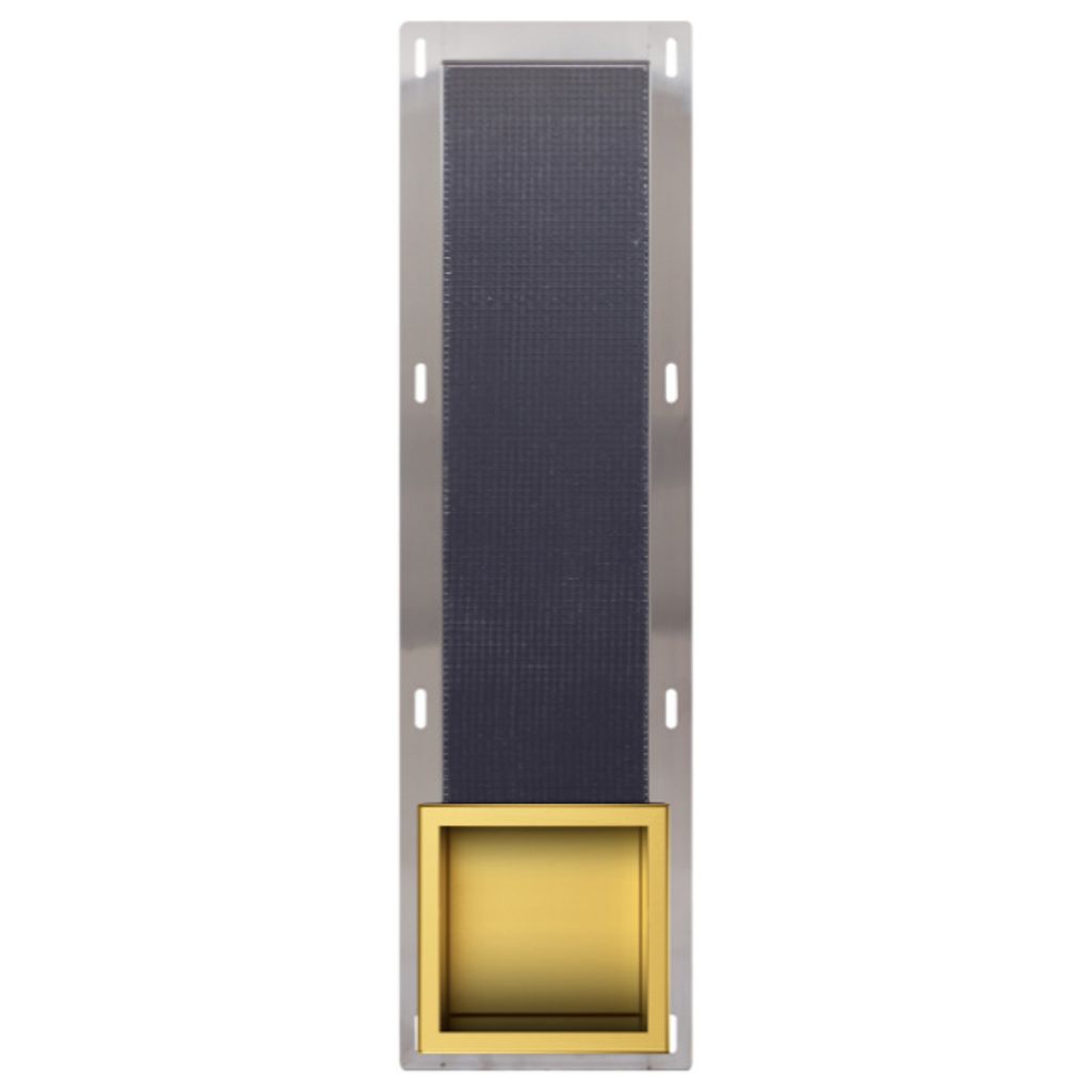 BADLAND Unterputz Wandnische Toilettenpapieraufbewahrung WALL BOX PAPER 3 Gold