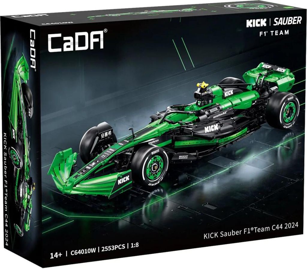 CaDA Sauber F1 Team C44 2024 Jeu de Construction 1:8 – 2553 Image du produit 