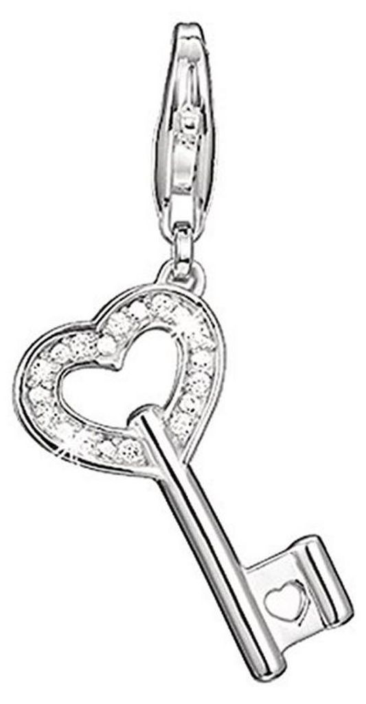 Esprit Anhänger Charms Silber Heart Key Schlüssel Herz Produktbild 