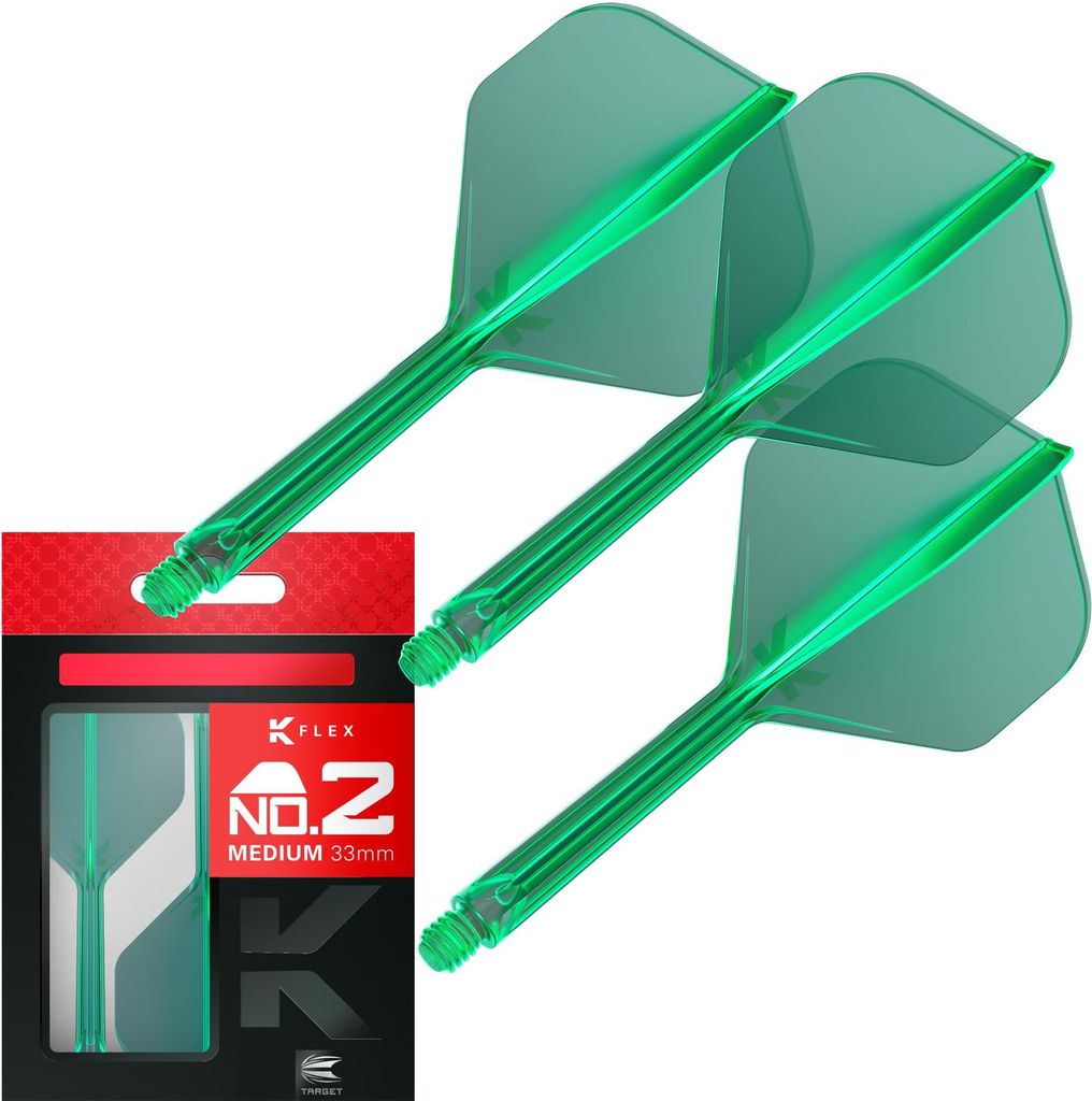 Target Darts K Flex Integrierte Dartflights No.2 - Medium Produktbild 
