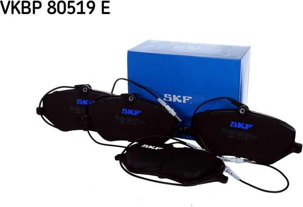 SKF Bremsbeläge Satz Vorne Bremsklötze passend für PEUGEOT 407 SW (6E) VKBP 80519 E