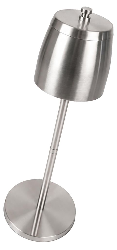 Relaxdays Standaschenbecher, höhenverstellbar 36-68 cm, Produktbild 