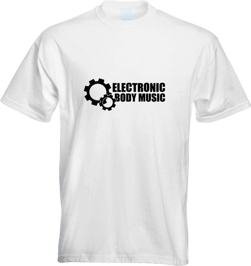 Kiwistar - T-Shirt - Weiss - Elektronic Body Music - EBM Motiv Bedruckt Funshirt Design Print - mit Motiv Bedruckt - Funshirt Design - Sport - Frei...