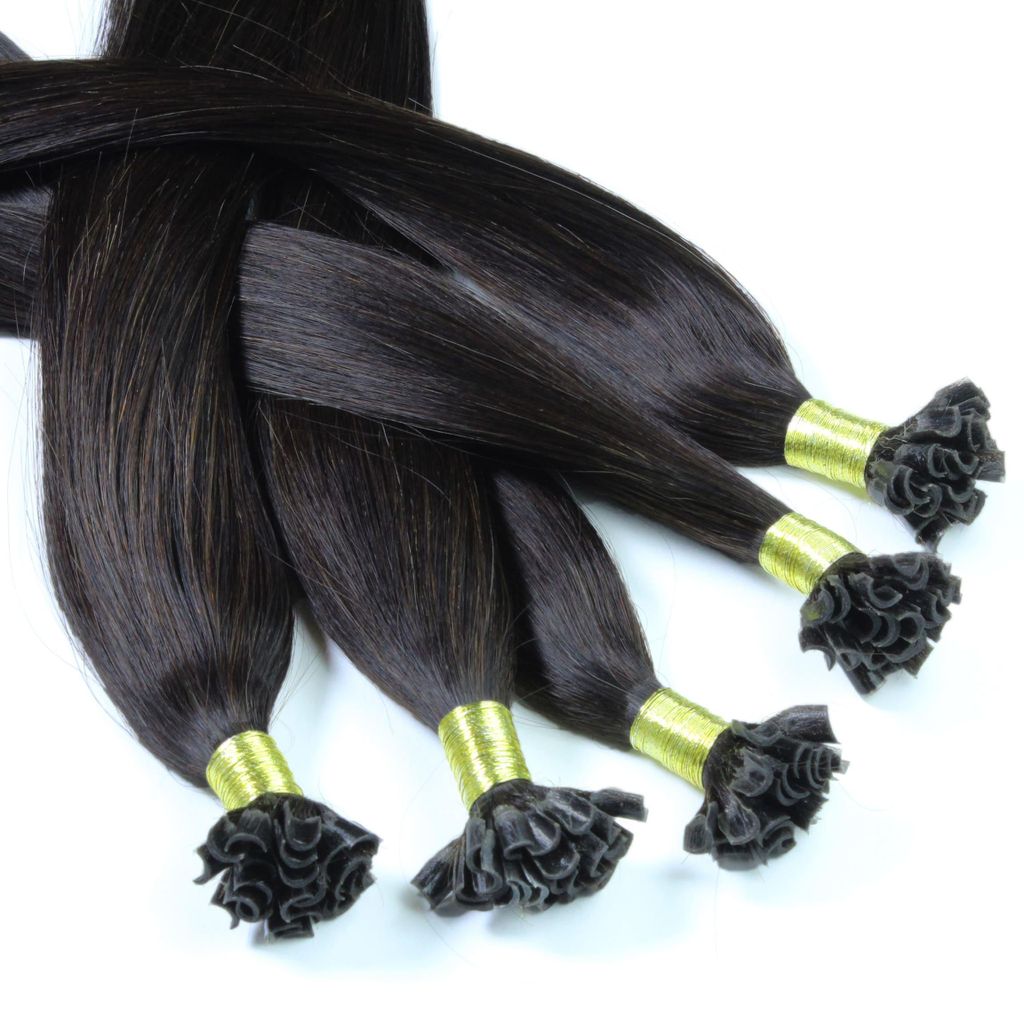 hair2heart extensions de cheveux humains raides - 25 mèches Image du produit 