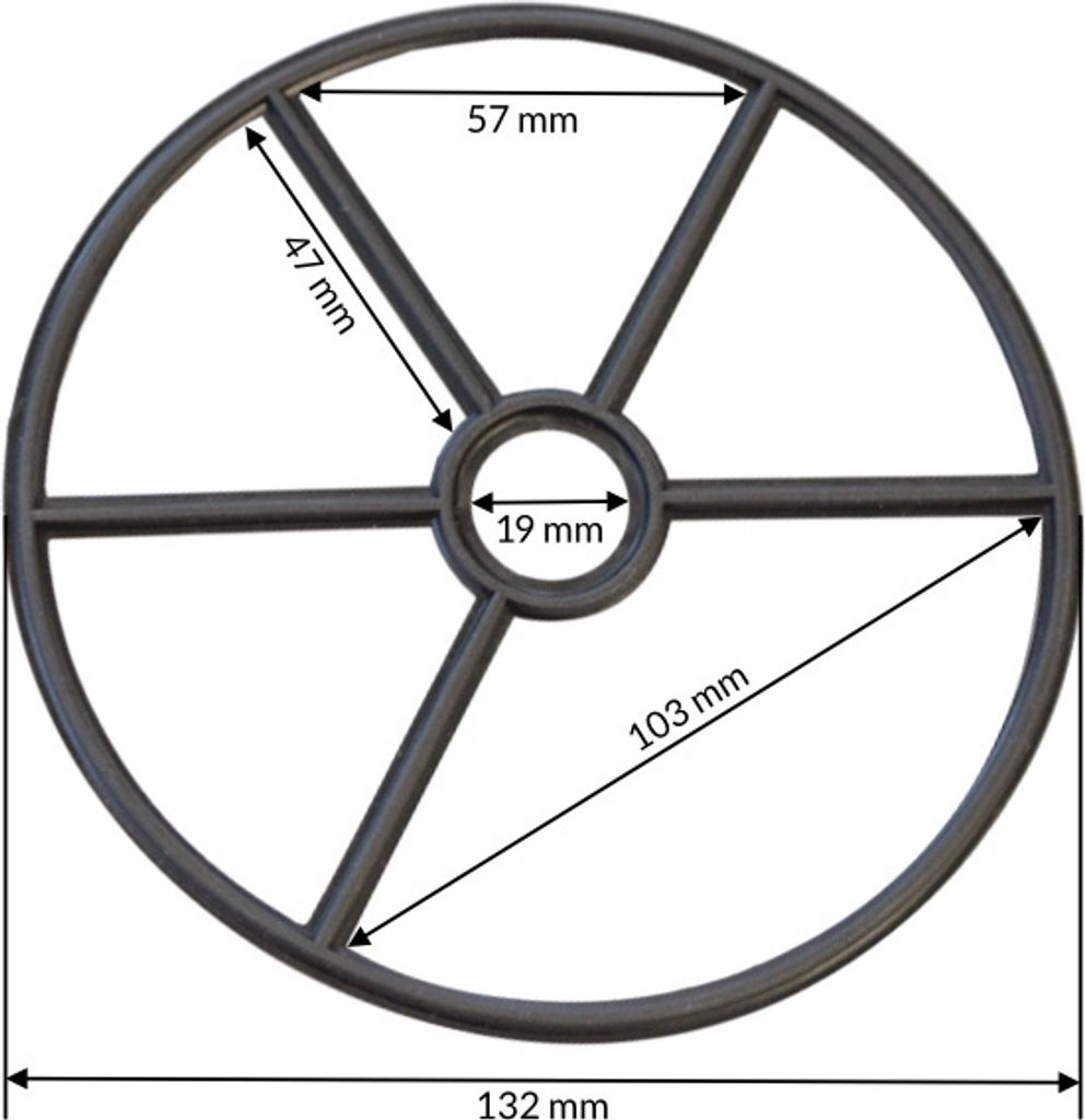 Pentair 272512 Ersatz Umsteller Mit Dichtung – Für 6-Wege Hi-Flow Multiportventile 3,8 Cm