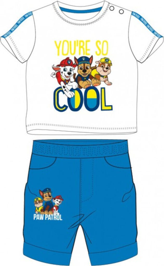 Baby-Bekleidungs-Set: PAW Patrol "You're so Cool" | weiß-blau,62
