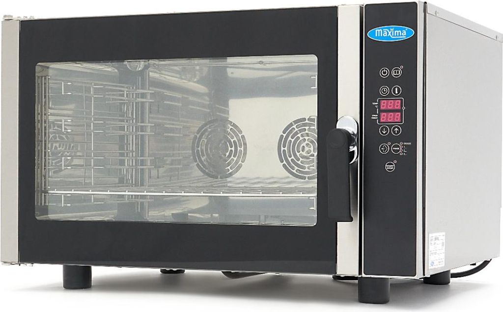 Maxima - Gastro Combi - Dampfofen - Passt 4 Tabletts (1/1GN Produktbild 
