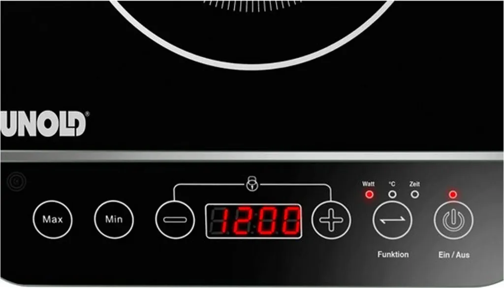 Unold Plaque de cuisson à induction simple Elegance 2000W Noir - 9