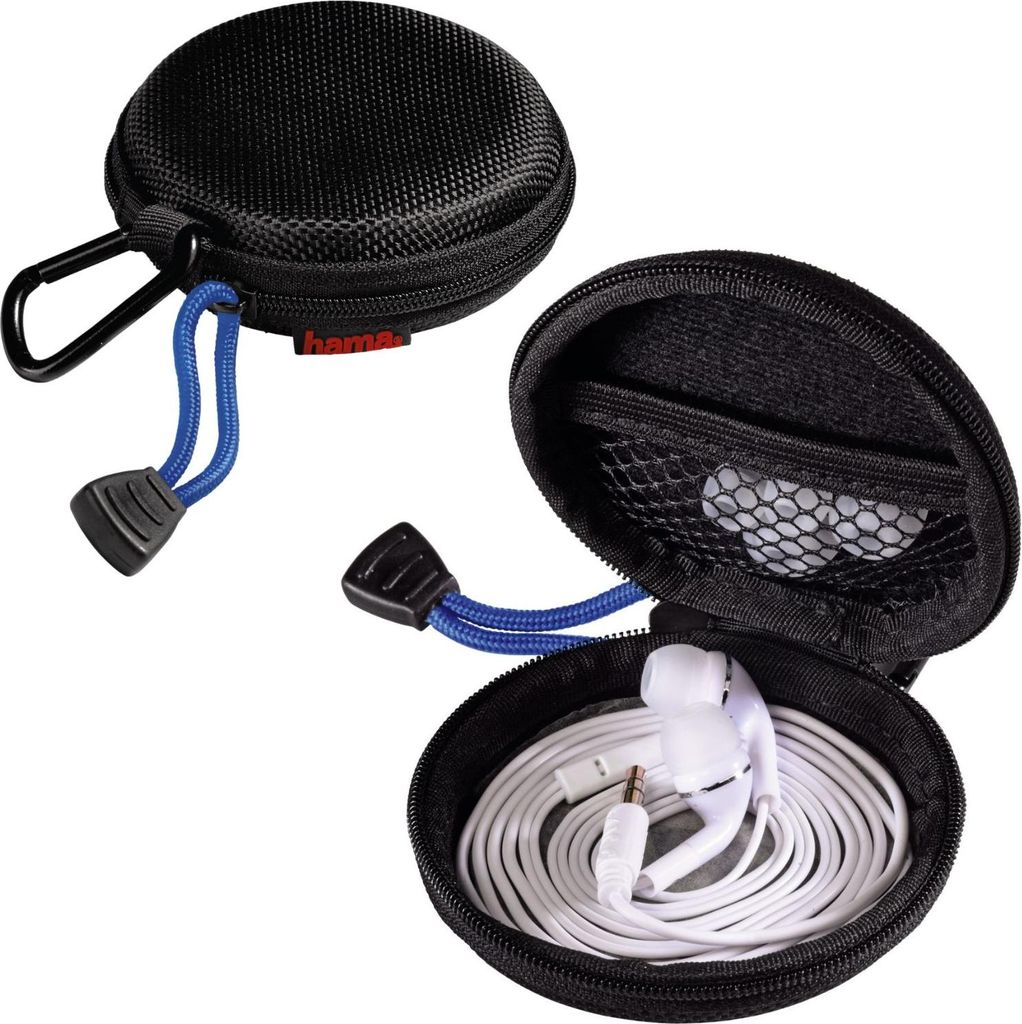 Hama Kopfhörer Tasche Case In-Ear Headset Schutz-Hülle Hardcase Aufbewahrung Bag
