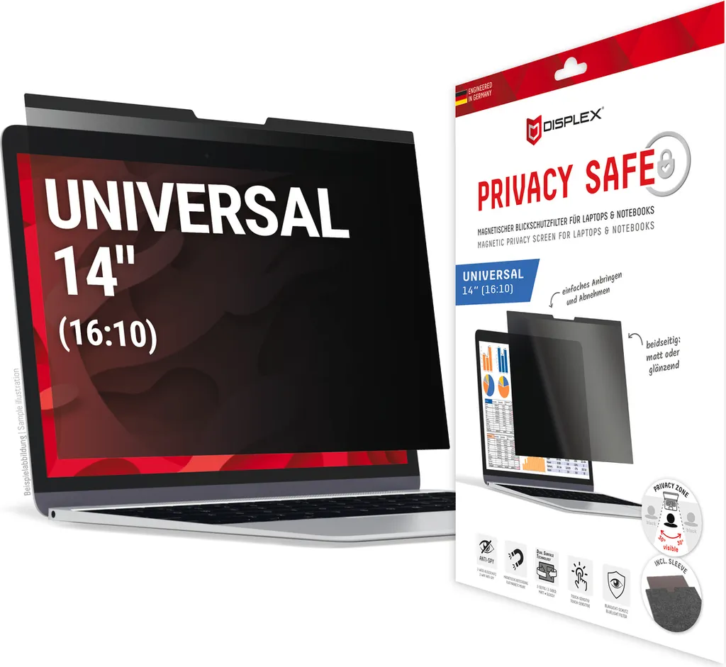 Stop aux regards indiscrets : filtre de confidentialité 14" magnétique