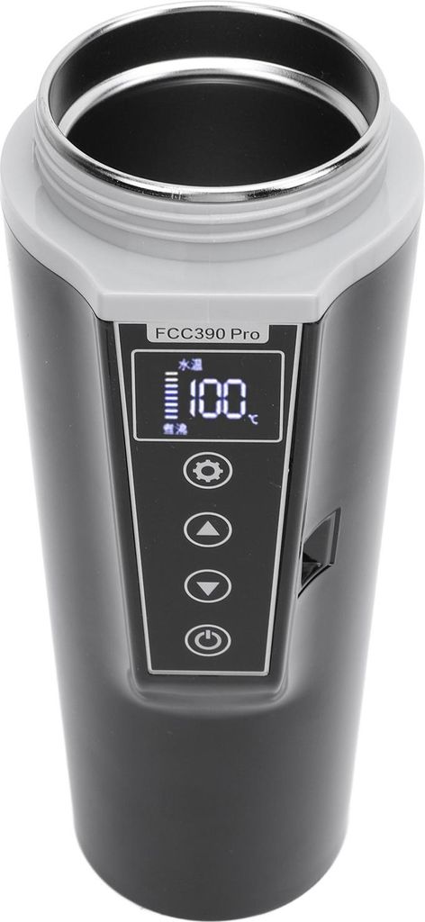 Elektrischer Autowasserkocher 12V Tragbarer Wasserkocher Beheizter Reisebecher Mehrere Temperatur einstellbar Kaffee Tee Truck Tasse