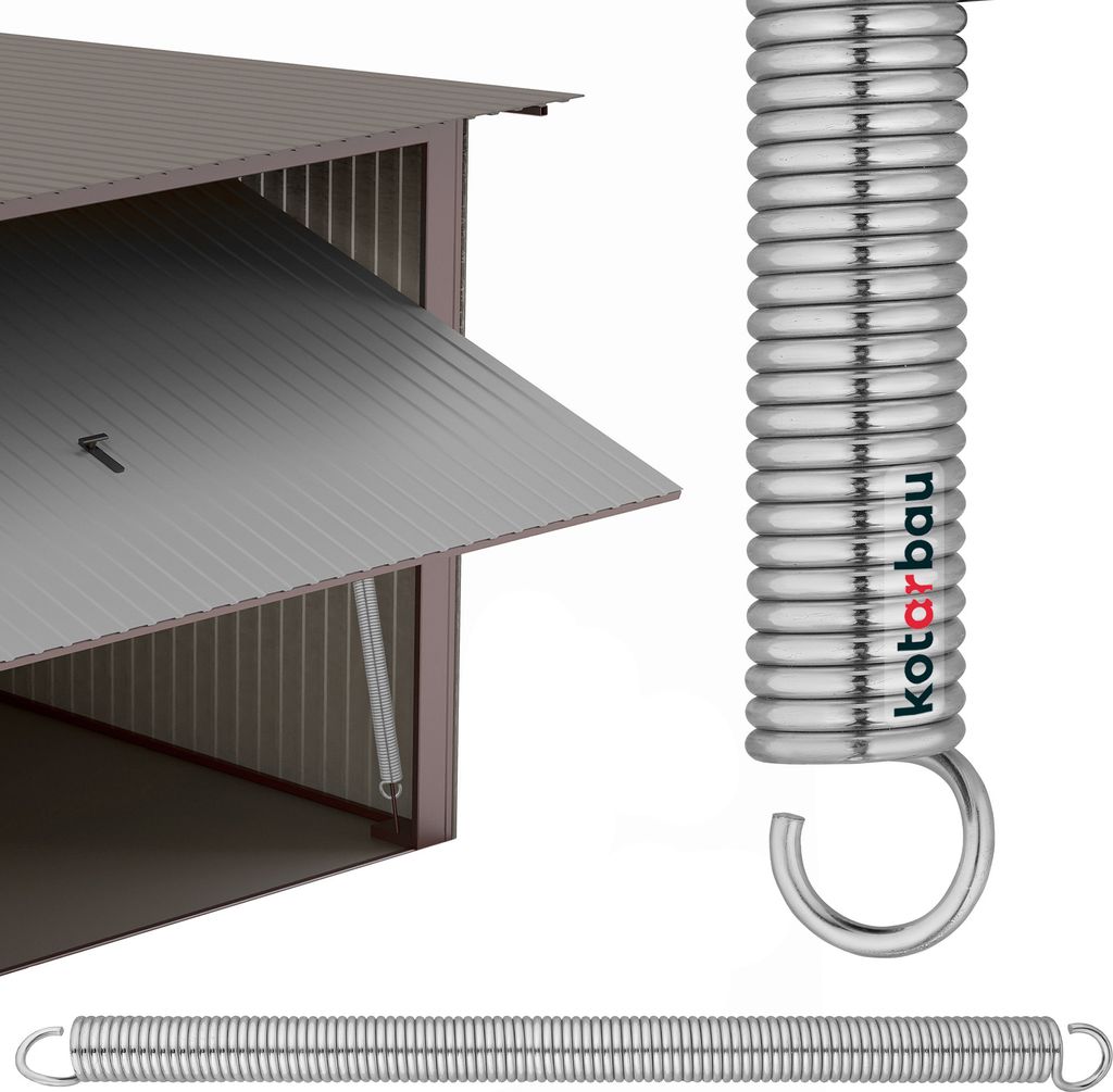 KOTARBAU® Molla per portoni di garage Filo 570 mm Molla di Immagine del prodotto 