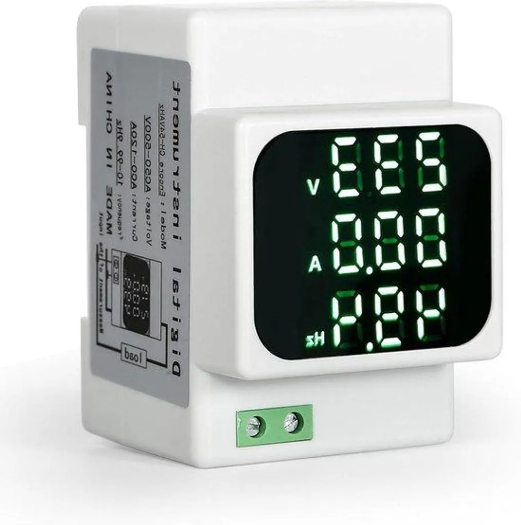 Multimètre numérique LCD 50-500 V haute précision pour réseau CA 230V