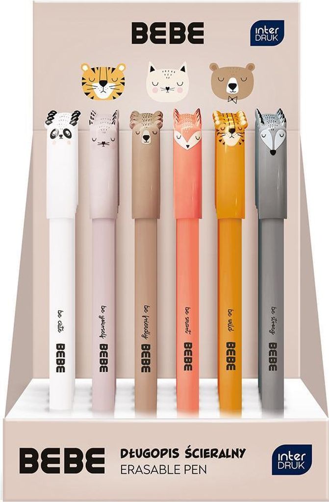 Tintenroller BEBE Friends - radierbar, 0,5 mm, sortiert Produktbild 