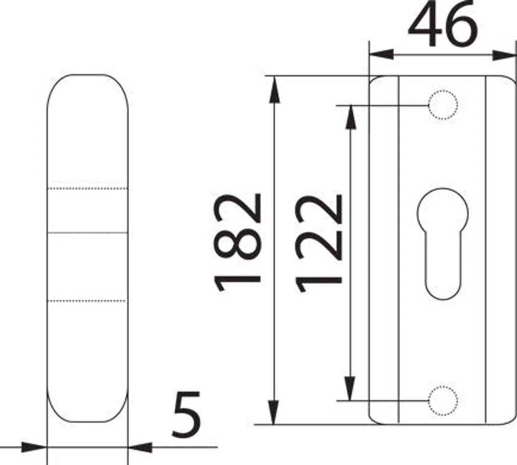 Plaque supérieure pour insert en laiton massif - Accessoire de finition - 2