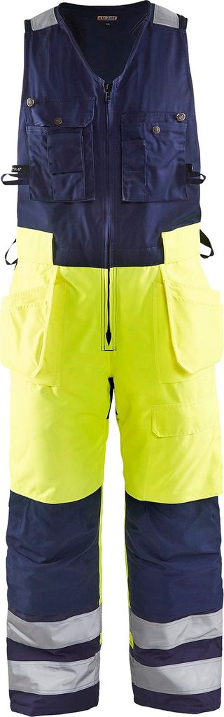 Blakläder High Vis Kombihose 8504 1977 in gelb/marineblau, Größe:54