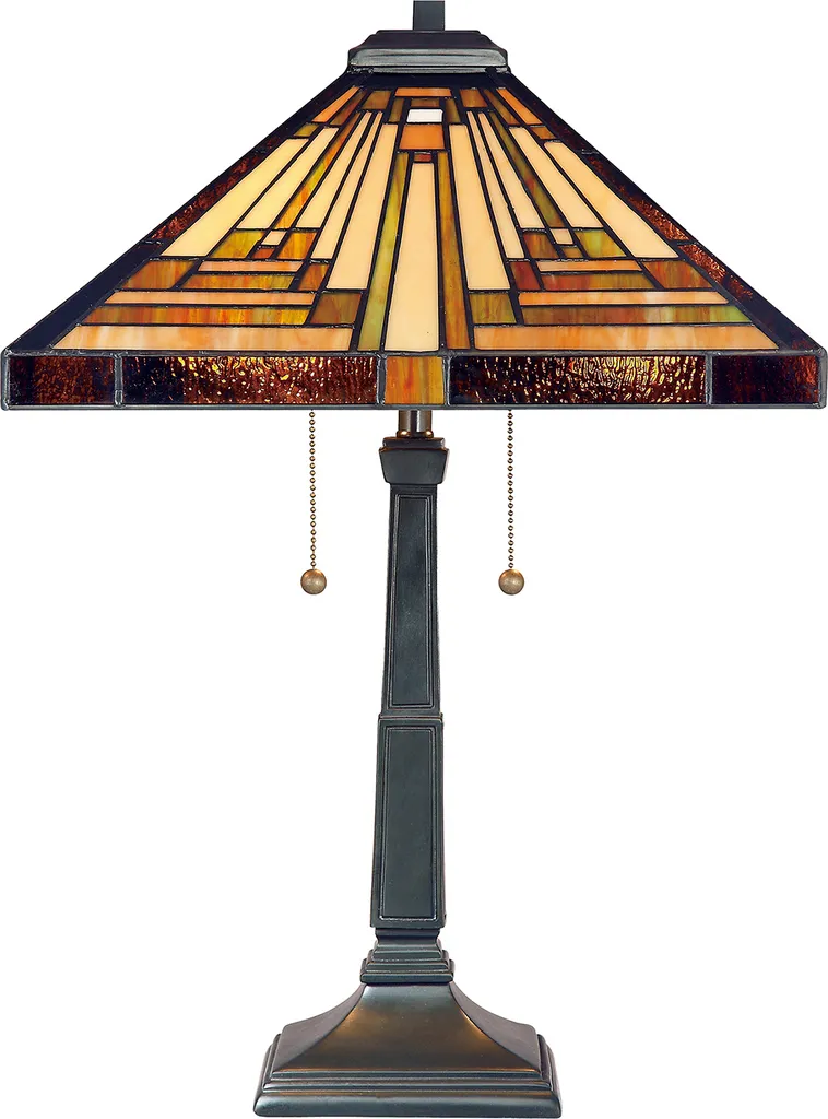 Lampe Tiffany en bronze 58,4 cm : finissez-en avec l'éclairage froid