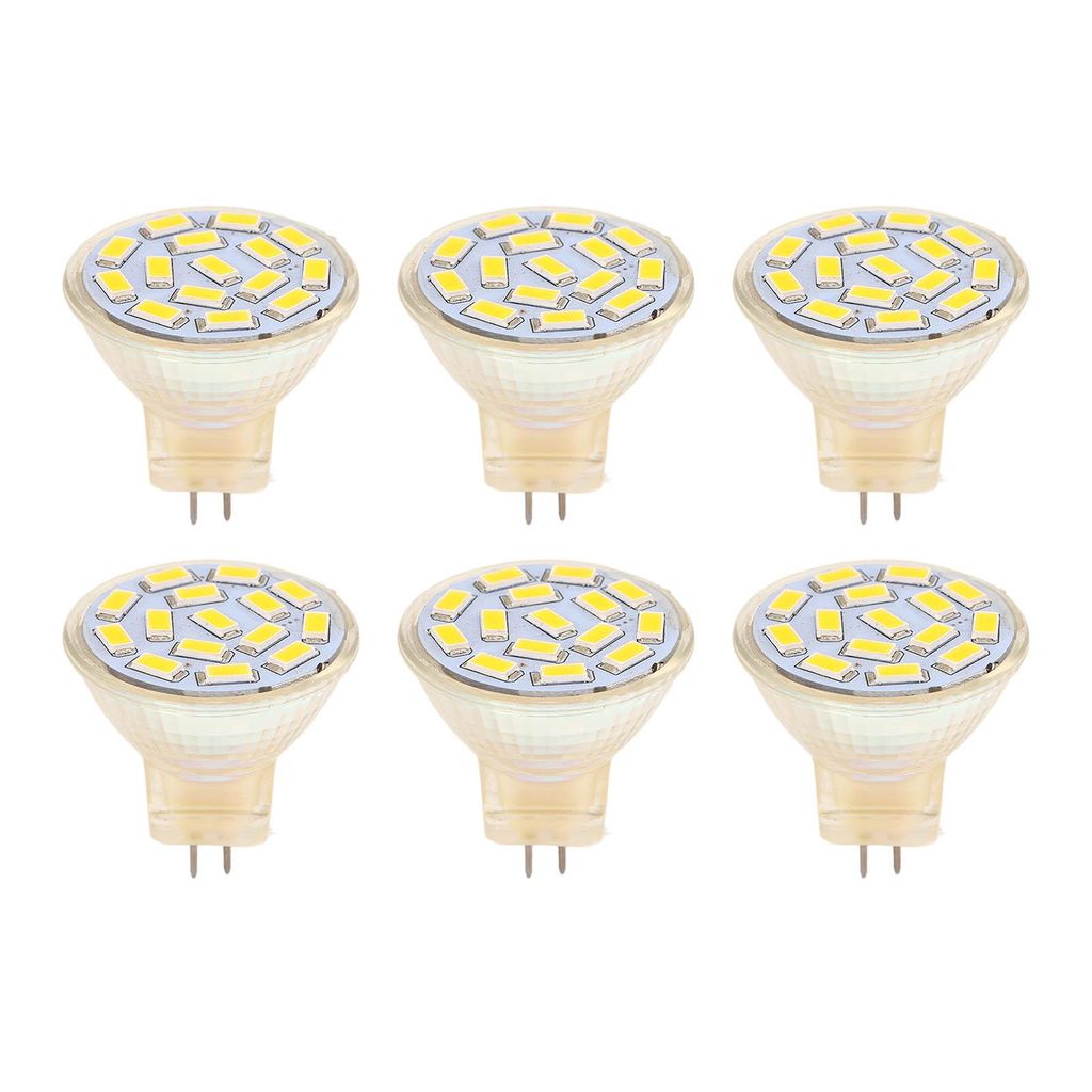 6 ks LED žiaroviek GU4, 270 lm, 15 LED diód, úsporné Obrázok produktu 