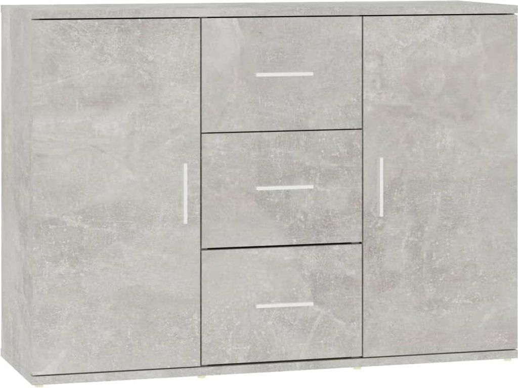 vidaXL Příborník betonový šedý 91x29,5x65 cm výrobek z Obrázek produktu 