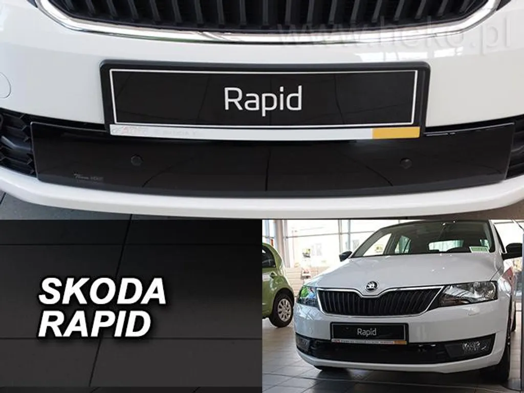 Grille de radiateur d'hiver Skoda Rapid inférieure robuste et antigel