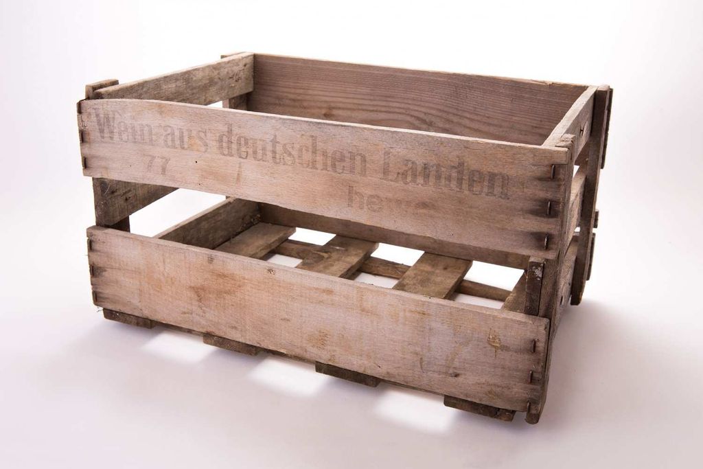 Original e Pfälzer Weinkiste mit individuelle Färbung im Produktbild 