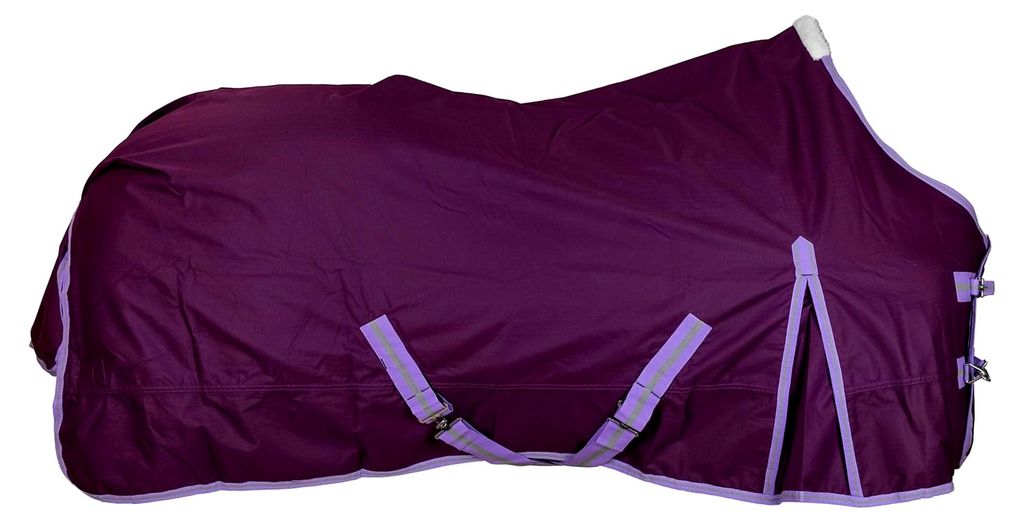 Weidedecke 600D Basicline – als Regendecke und Übergangsdecke – wind- und wasserdichte Outdoordecke mit Innenfutter und Kreuzbegurtung – Pfe...
