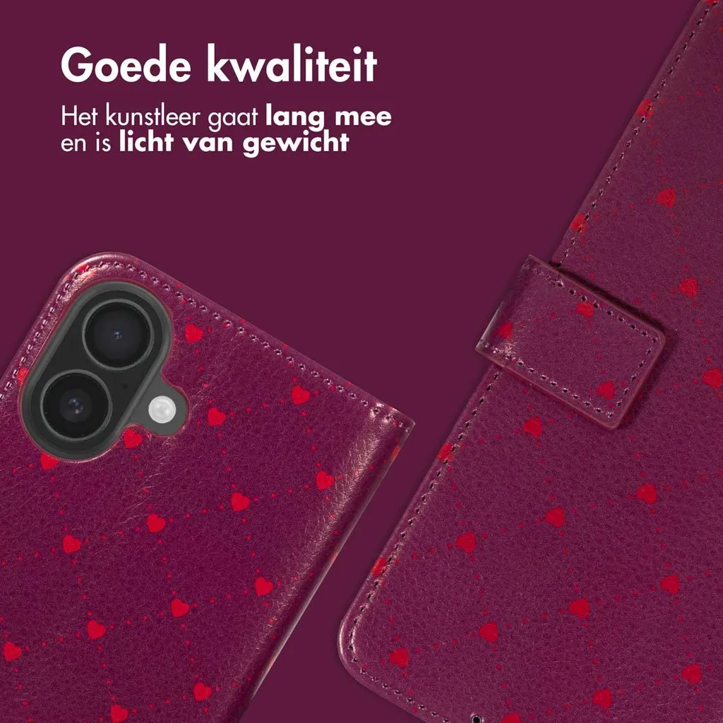 Custodia iPhone 17 imoshion Crush Check Coral Dust - Protezione Design - 8