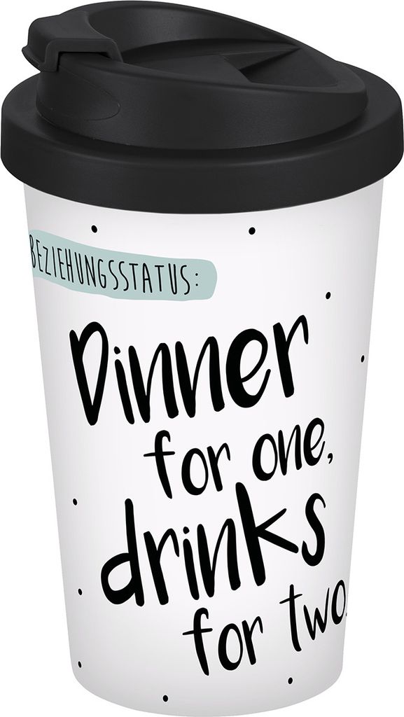 Coffee to go Becher Dinner for one 400ml