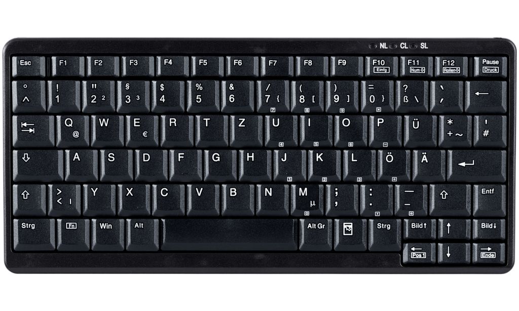 Cherry Industry 4.0 Mini Notebook Style Keyboard USB Black