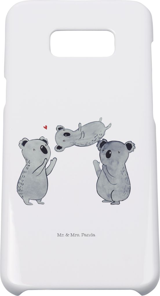 Mr. & Mrs. Panda Samsung Galaxy S8 plus Handyhülle Koalas Feiern - Weiß - Geschenk, Familie, Herzlichen Glückwunsch, Party, Handy Case, Geburtst...