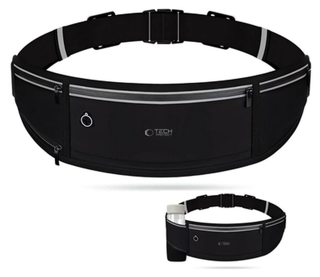 Tech-Protect M3 Universal Sport Waist Bag Noir Image du produit 